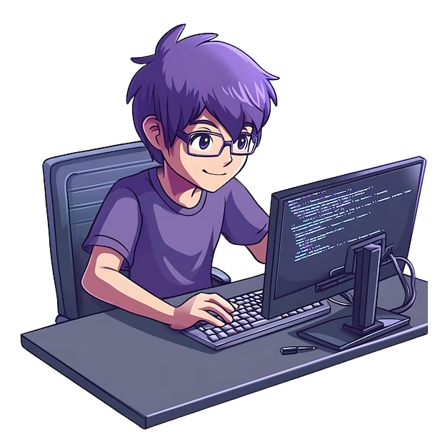 Abstract coding artwork